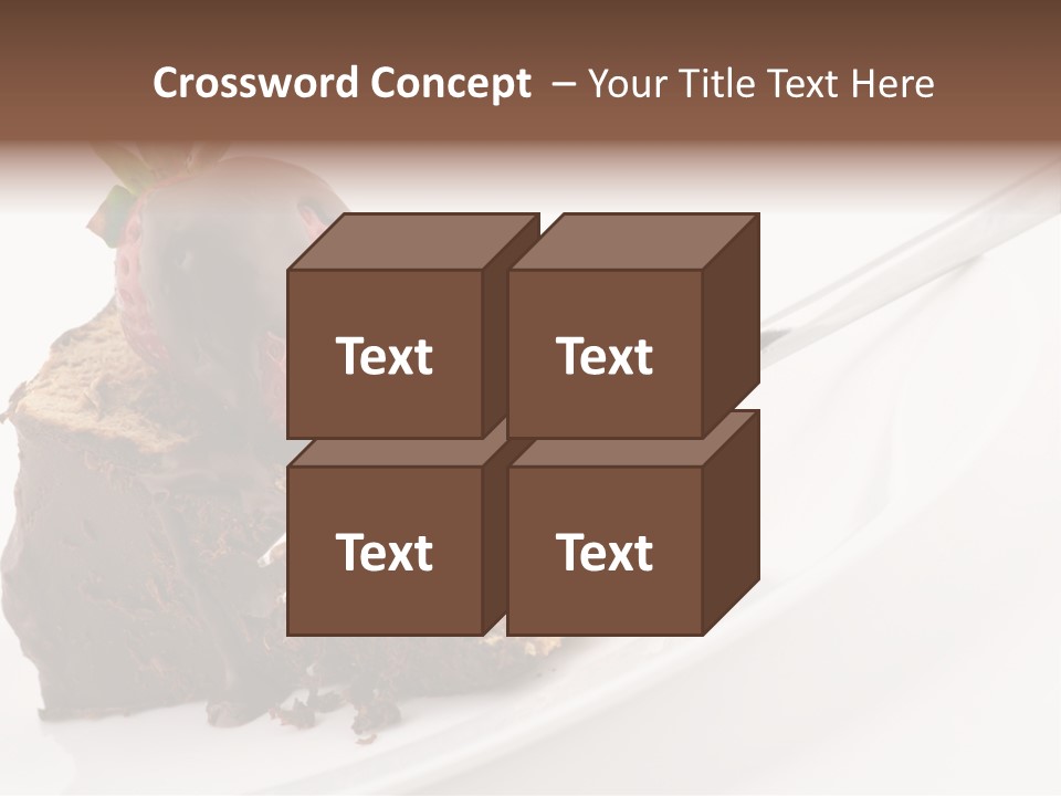 Gourmet White Food PowerPoint Template