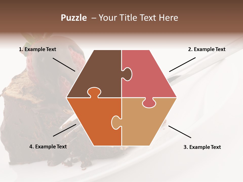 Gourmet White Food PowerPoint Template