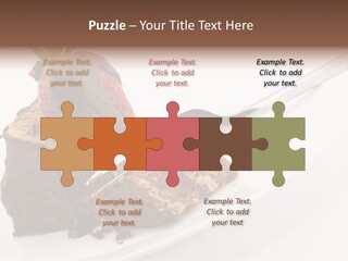 Gourmet White Food PowerPoint Template