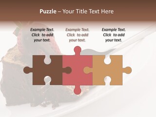 Gourmet White Food PowerPoint Template