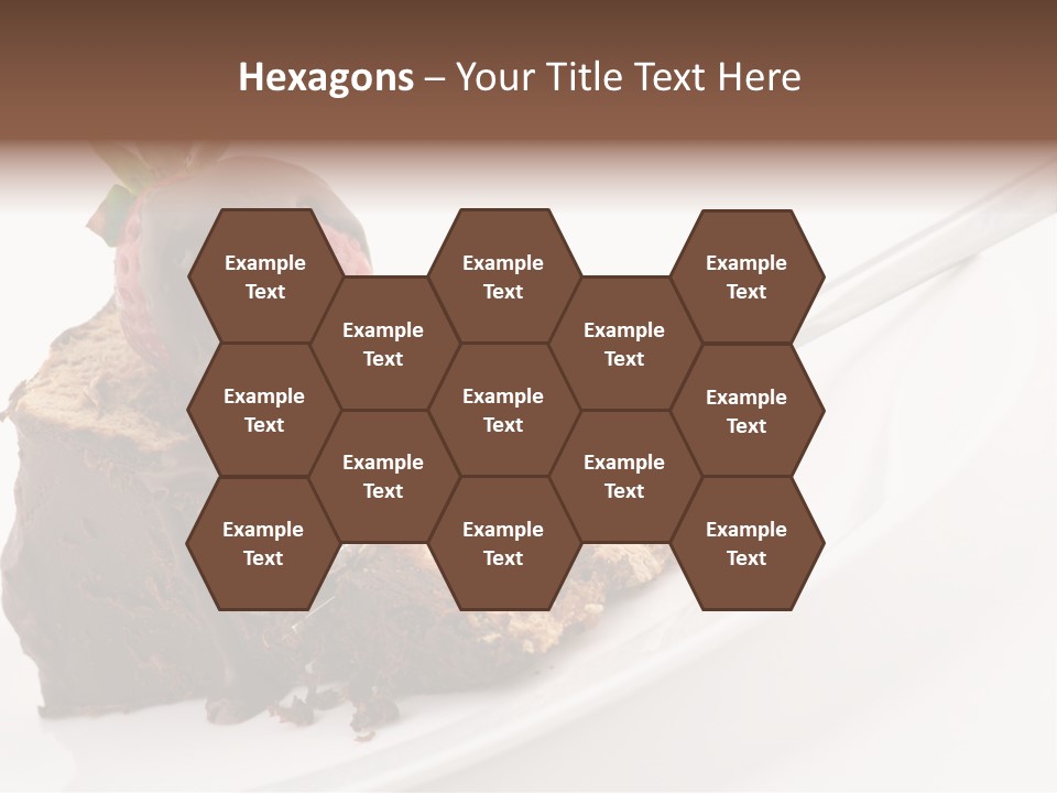 Gourmet White Food PowerPoint Template