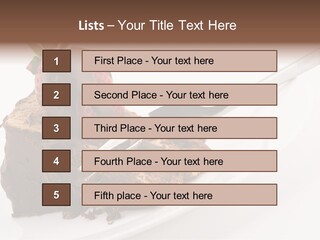 Gourmet White Food PowerPoint Template