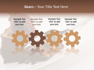 Gourmet White Food PowerPoint Template