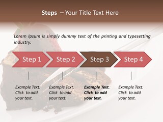 Gourmet White Food PowerPoint Template