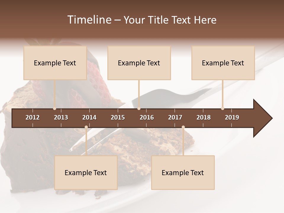 Gourmet White Food PowerPoint Template