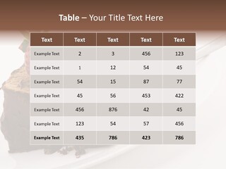 Gourmet White Food PowerPoint Template