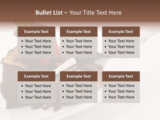 Gourmet White Food PowerPoint Template