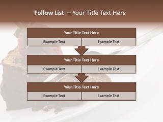 Gourmet White Food PowerPoint Template