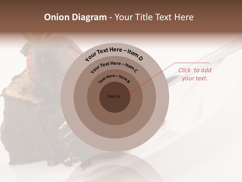 Gourmet White Food PowerPoint Template