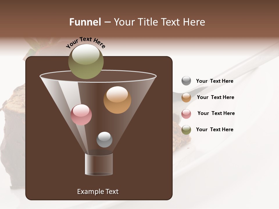 Gourmet White Food PowerPoint Template