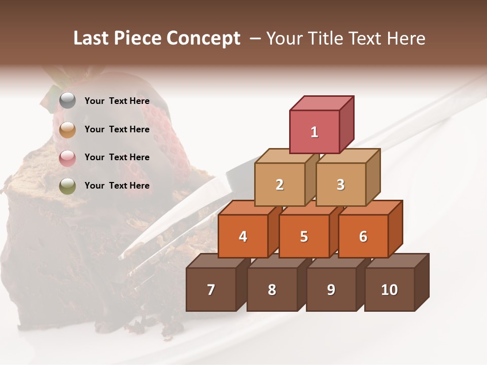 Gourmet White Food PowerPoint Template