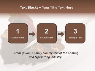 Gourmet White Food PowerPoint Template