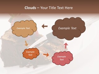 Gourmet White Food PowerPoint Template