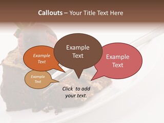 Gourmet White Food PowerPoint Template