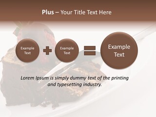 Gourmet White Food PowerPoint Template