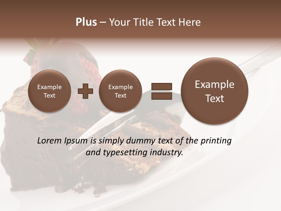 Gourmet White Food PowerPoint Template