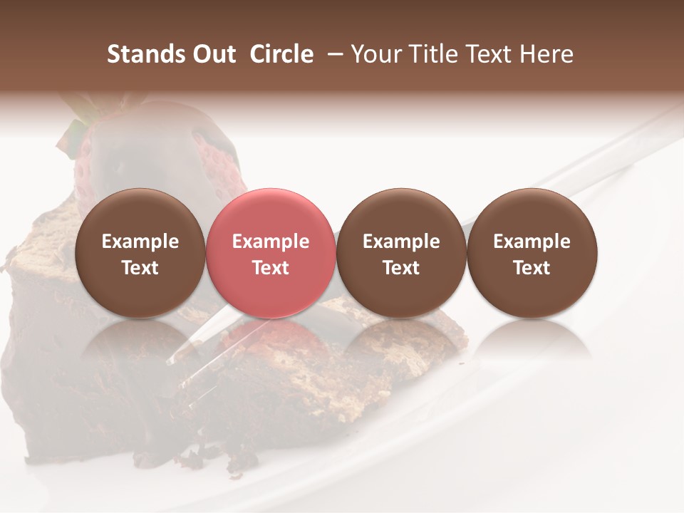 Gourmet White Food PowerPoint Template