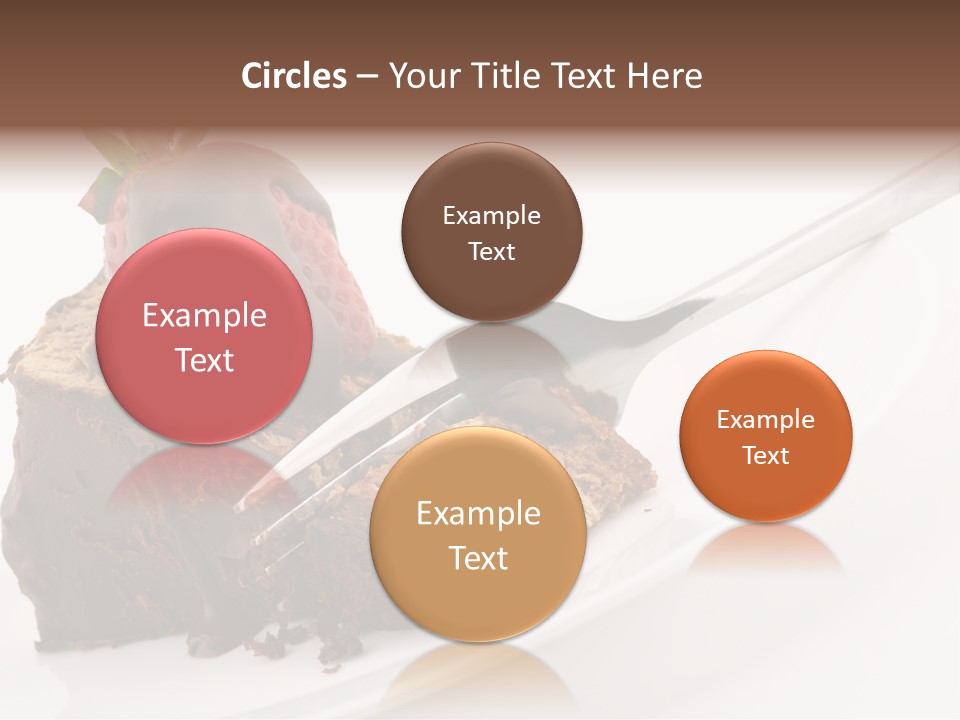 Gourmet White Food PowerPoint Template