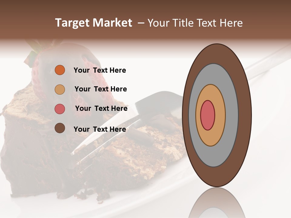 Gourmet White Food PowerPoint Template