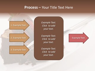 Gourmet White Food PowerPoint Template
