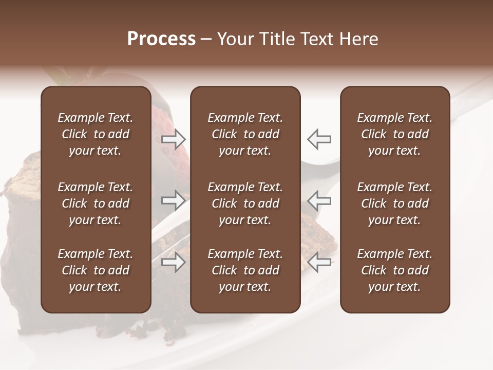 Gourmet White Food PowerPoint Template