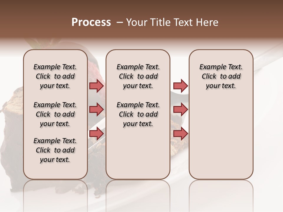 Gourmet White Food PowerPoint Template