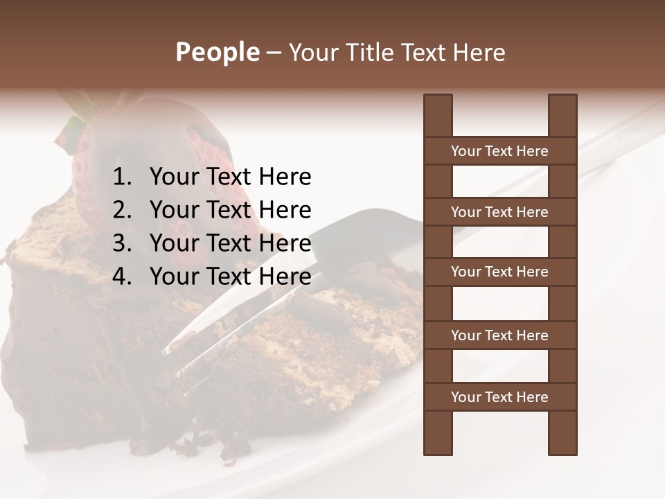 Gourmet White Food PowerPoint Template