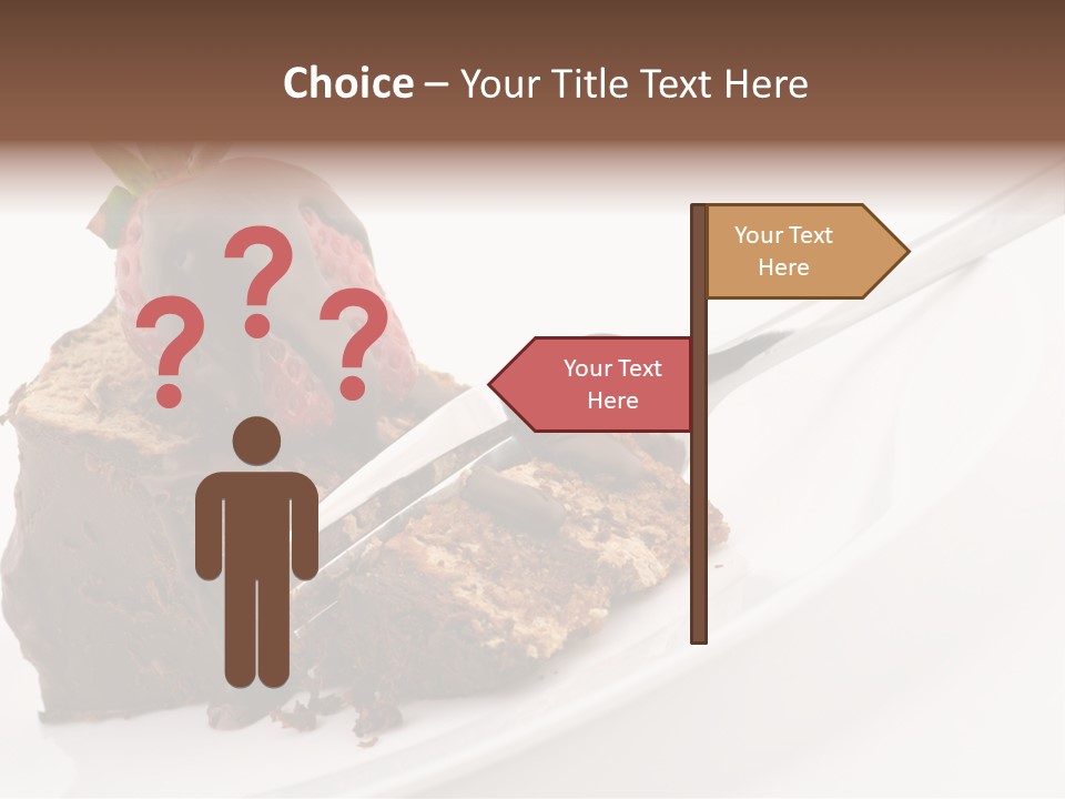 Gourmet White Food PowerPoint Template