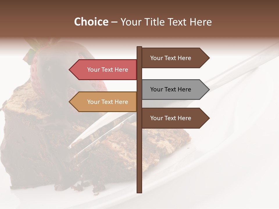 Gourmet White Food PowerPoint Template