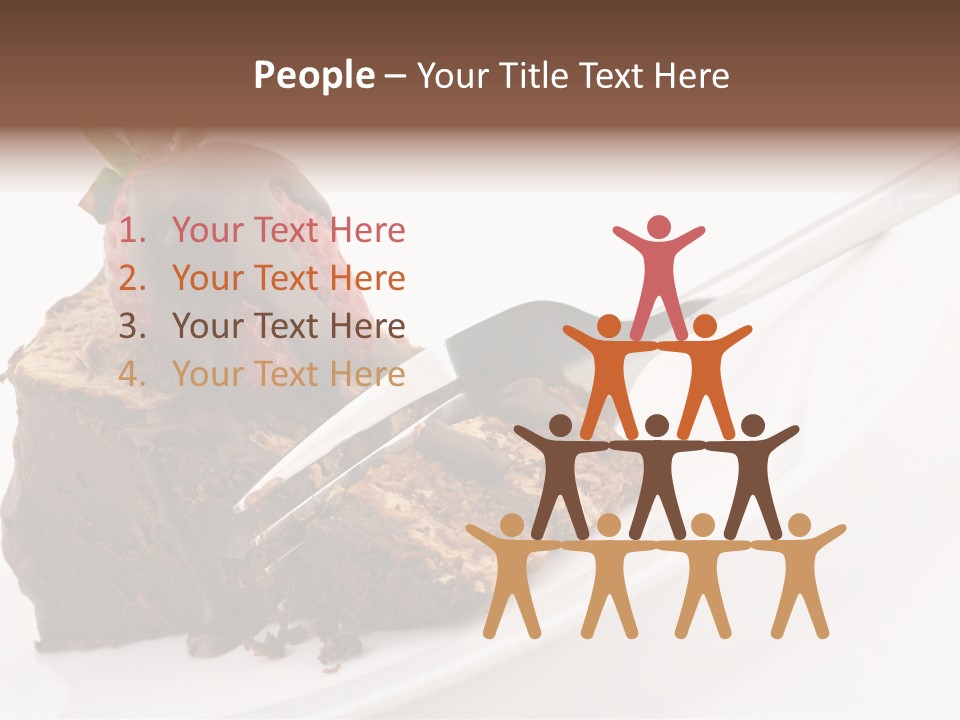 Gourmet White Food PowerPoint Template