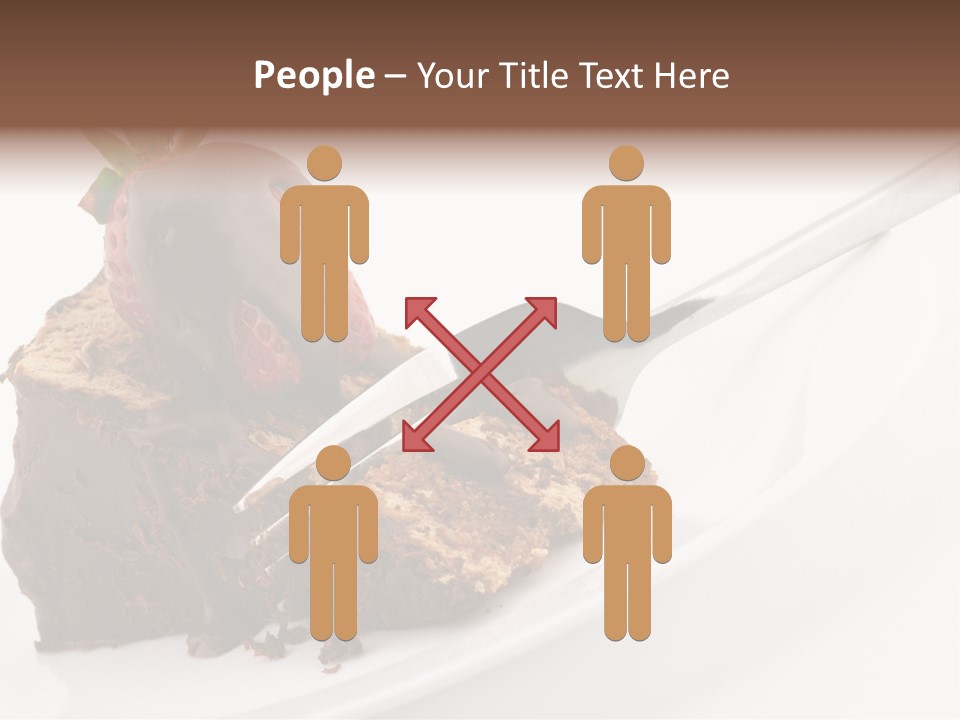 Gourmet White Food PowerPoint Template