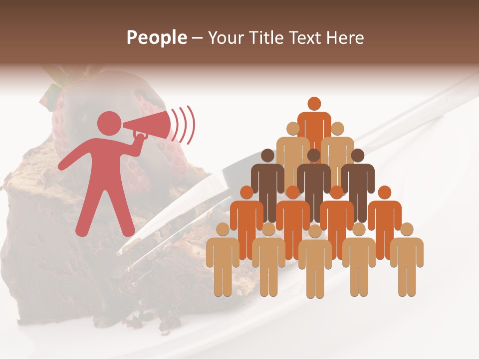 Gourmet White Food PowerPoint Template