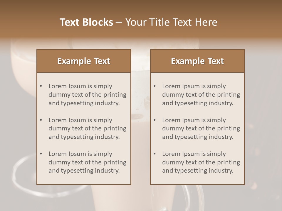 Cream Italian White PowerPoint Template
