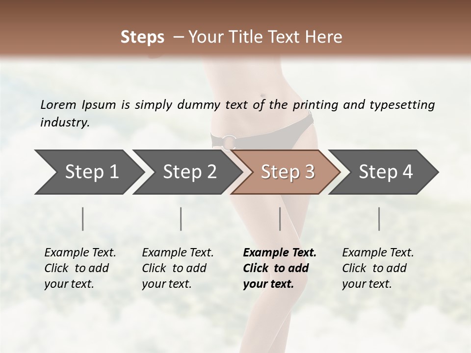 Body Breast Y PowerPoint Template