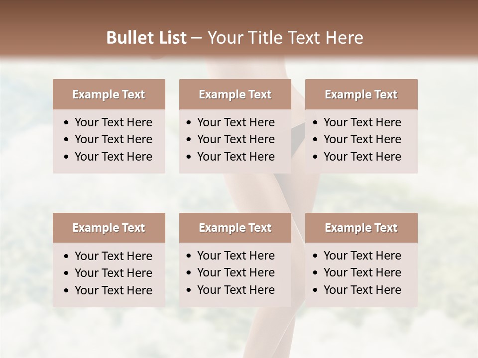 Body Breast Y PowerPoint Template