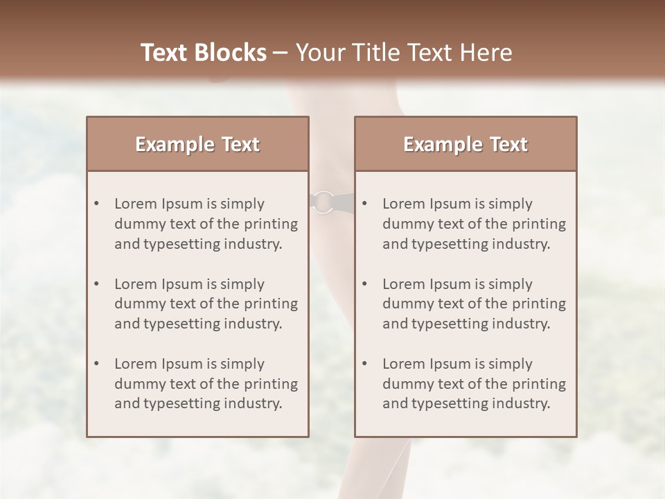 Body Breast Y PowerPoint Template