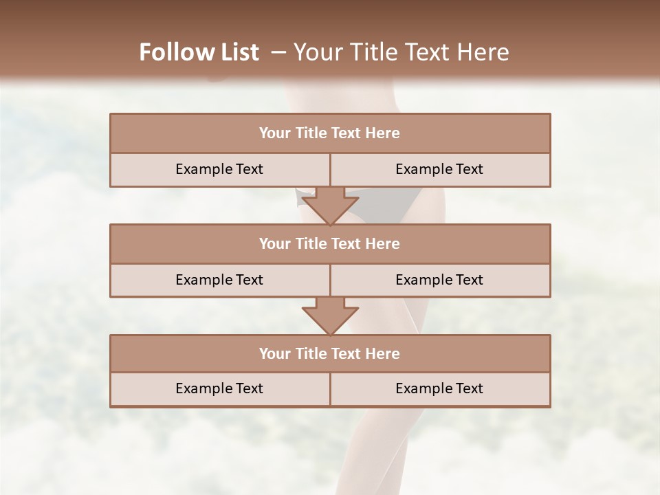 Body Breast Y PowerPoint Template