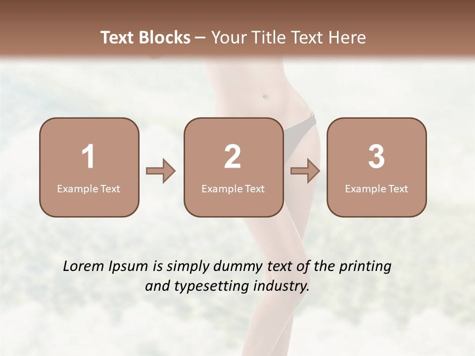 Body Breast Y PowerPoint Template