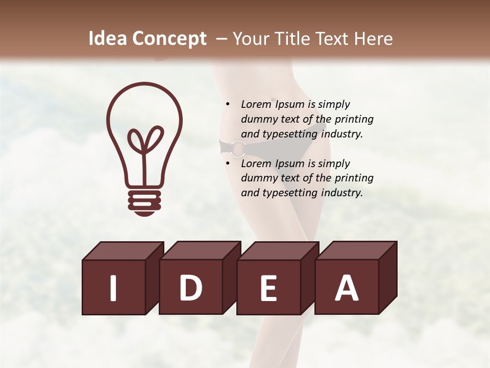 Body Breast Y PowerPoint Template