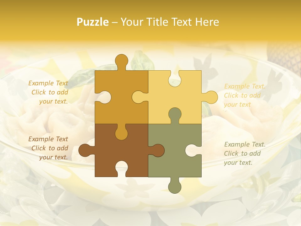 Stuffed Appetizing Fresh PowerPoint Template