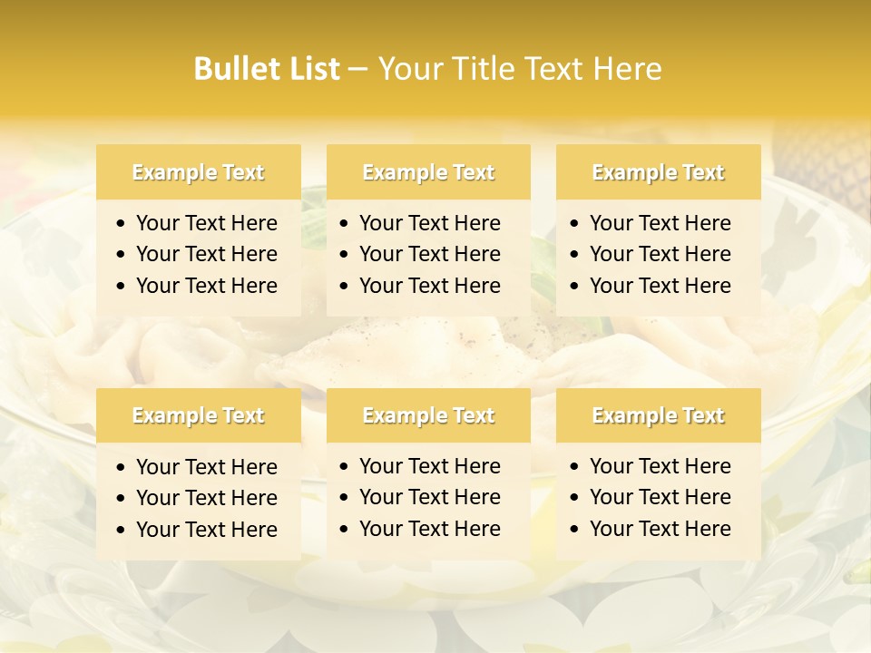 Stuffed Appetizing Fresh PowerPoint Template