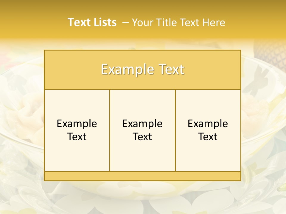 Stuffed Appetizing Fresh PowerPoint Template