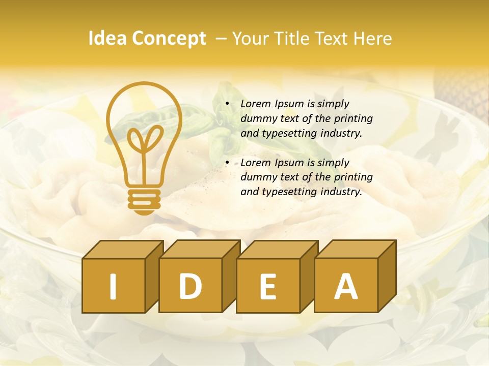 Stuffed Appetizing Fresh PowerPoint Template