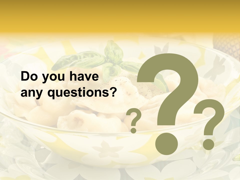 Stuffed Appetizing Fresh PowerPoint Template