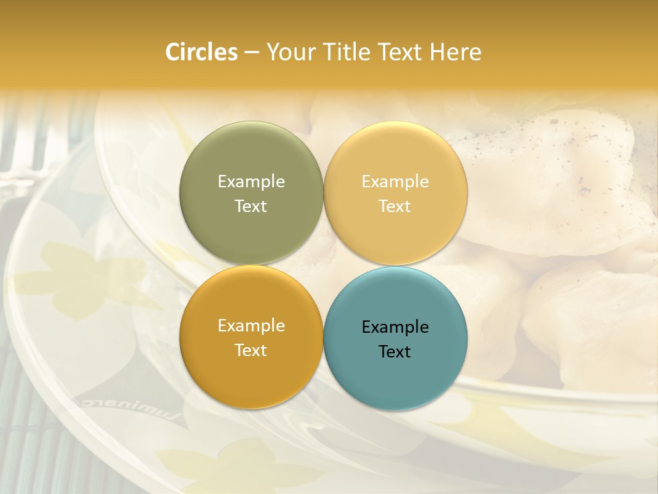 Appetizing Russian Manti PowerPoint Template