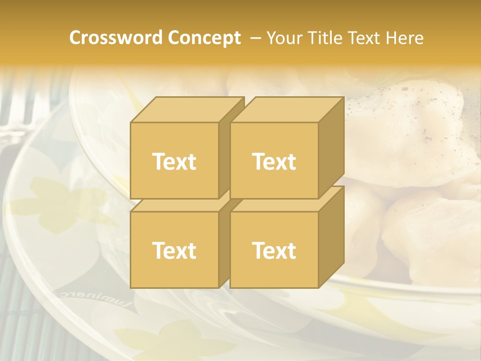 Appetizing Russian Manti PowerPoint Template