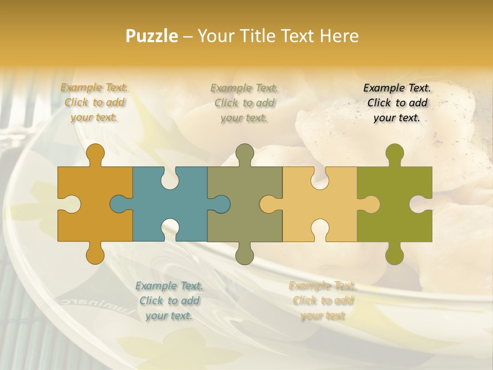 Appetizing Russian Manti PowerPoint Template