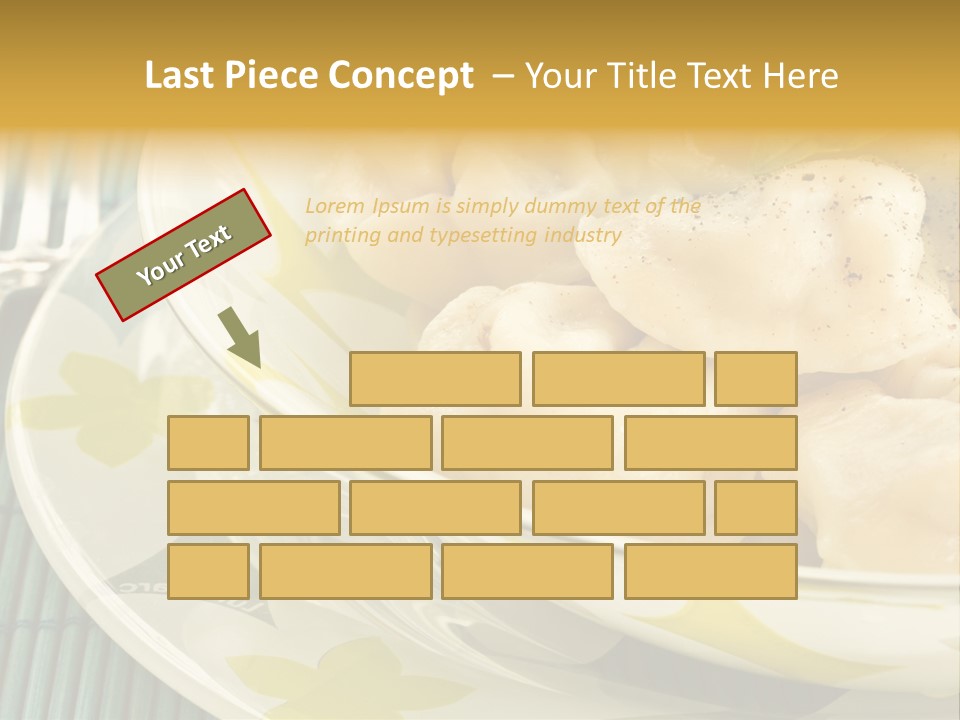 Appetizing Russian Manti PowerPoint Template