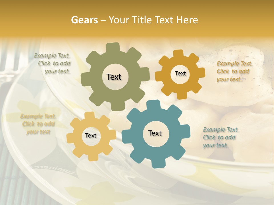 Appetizing Russian Manti PowerPoint Template