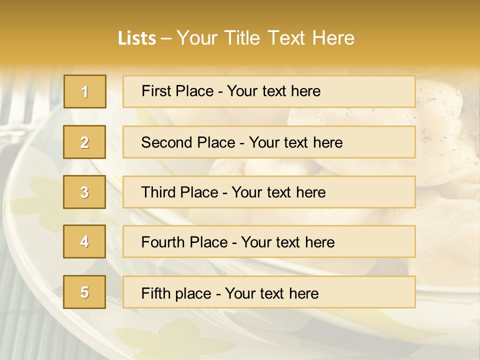 Appetizing Russian Manti PowerPoint Template
